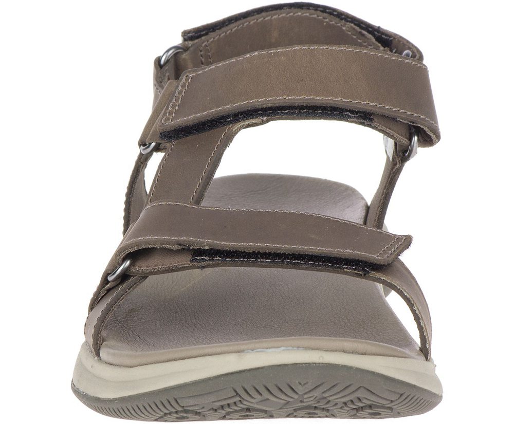 Merrell Sandaler Dame - Tideriser Luna Convert Læder - Brune - AMH836472